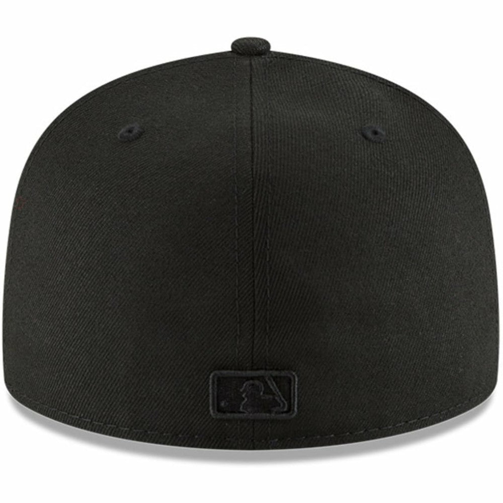 Detroit Tigers Black on Black 59FIFTY Fitted Hat