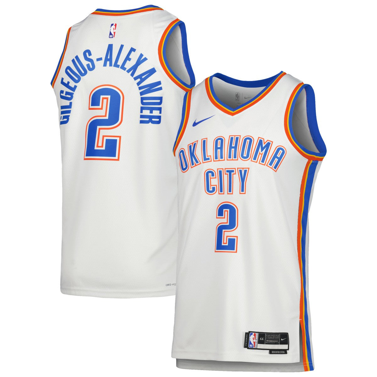 Shai Gilgeous-Alexander Oklahoma City Thunder Unisex Swingman Jersey - Association Edition - White online