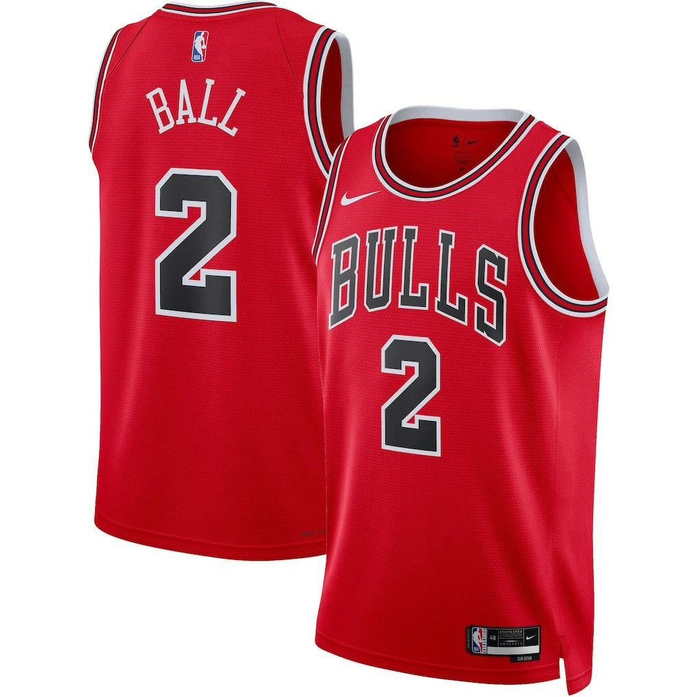 Lonzo Ball Chicago Bulls Unisex Swingman Jersey sale - Icon Editi- Red shop