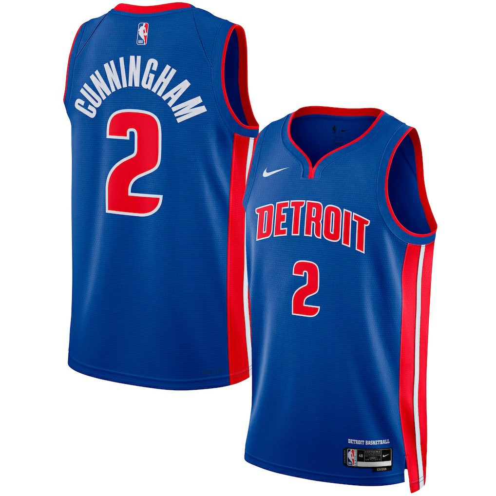 Cade Cunningham Detroit Pistons Unisex Swingman Jersey - Icon Edition - Blue discount