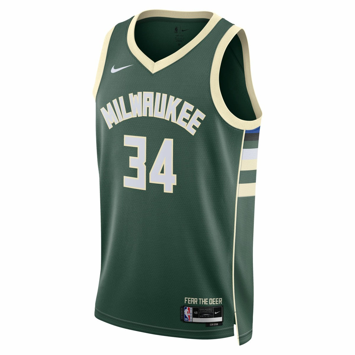 Giannis Antetokounmpo Milwaukee Bucks Unisex Swingman Jersey - Icon Edition - Hunter Green online