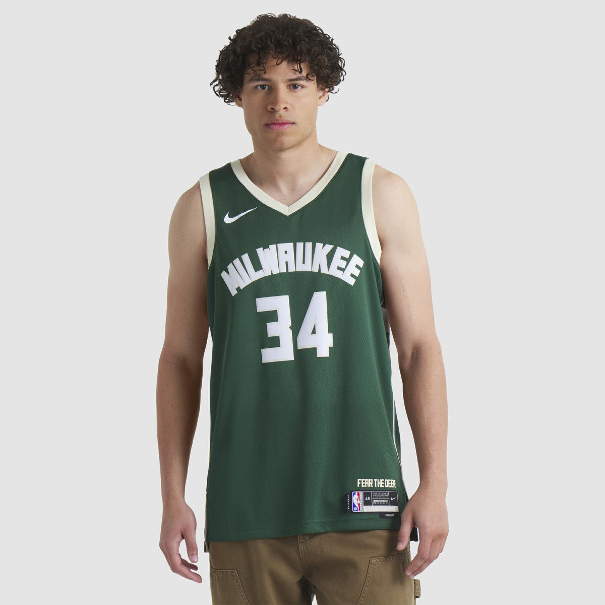 Giannis Antetokounmpo Milwaukee Bucks Unisex Swingman Jersey - Icon Edition - Hunter Green online