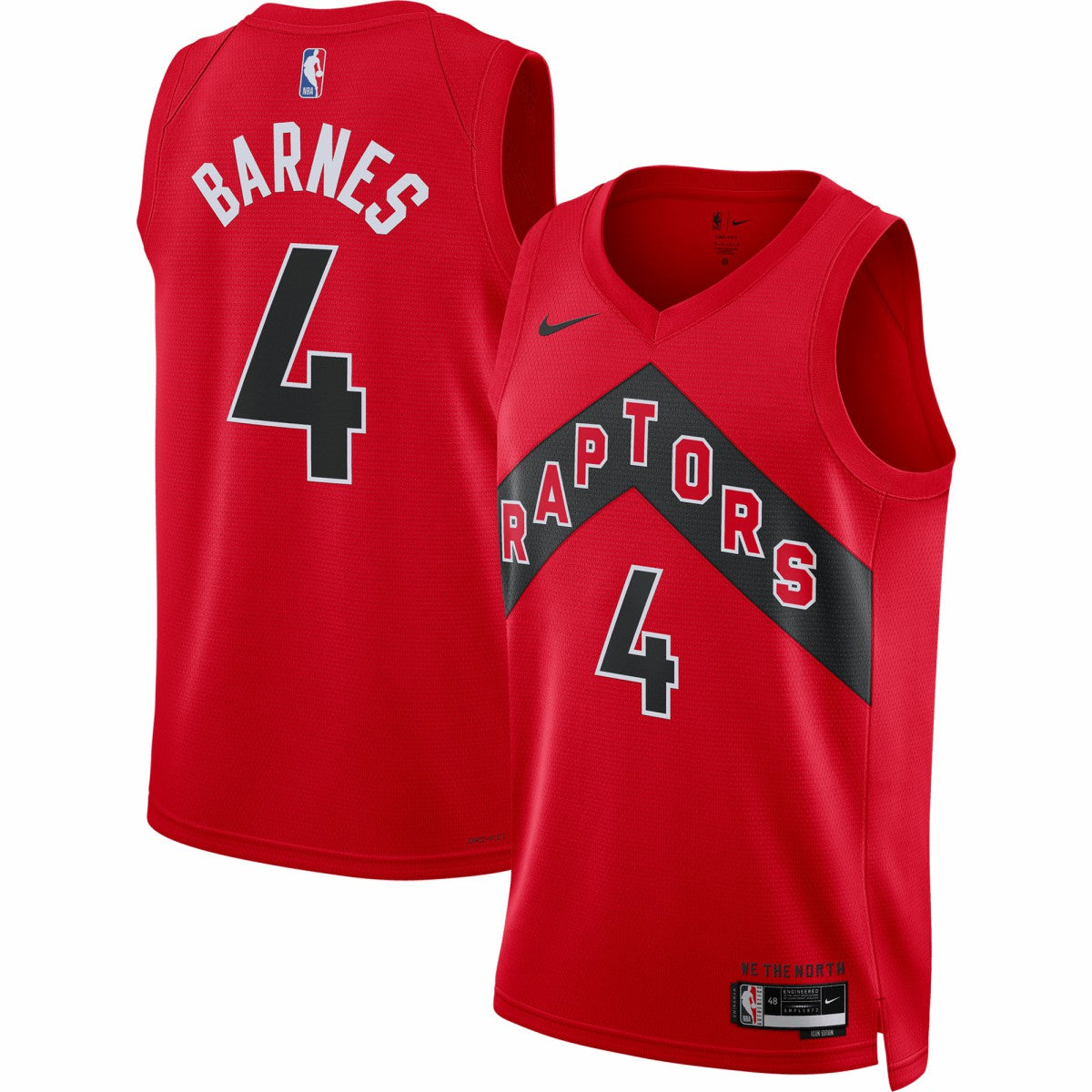 Scottie Barnes Toronto Raptors Unisex Swingman Jersey - Icon Edition - Red sale