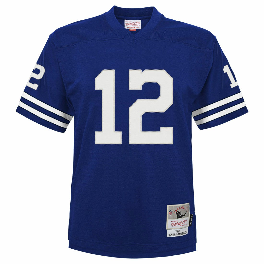 Roger Staubach Dallas Cowboys Preschool 1971 Retired Player Legacy Jersey - Navy sale