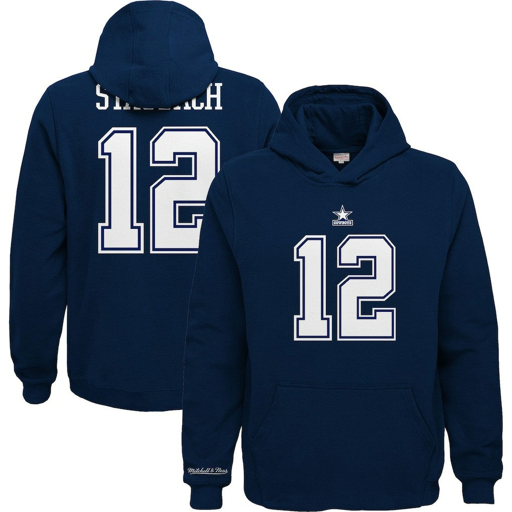 Dallas Cowboys Youth Retired Player Name & Number Pullover Hoodie - Navy outlet