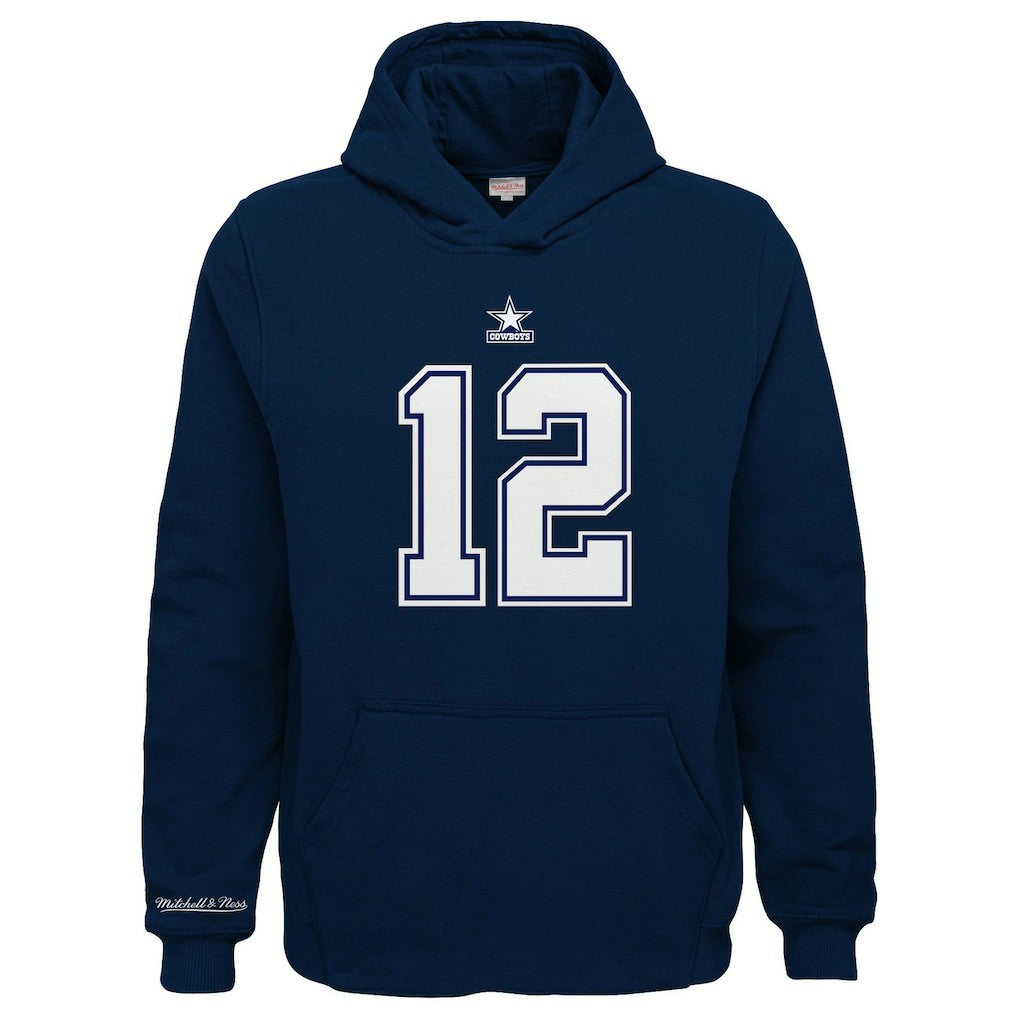 Dallas Cowboys Youth Retired Player Name & Number Pullover Hoodie - Navy outlet