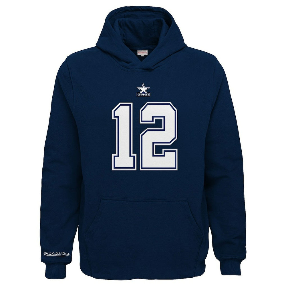 Dallas Cowboys Youth Retired Player Name & Number Pullover Hoodie - Navy outlet