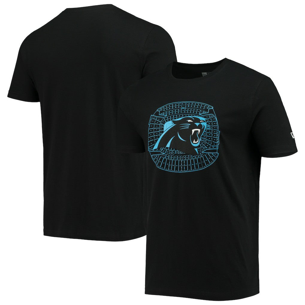 Carolina Panthers New Era Stadium T-Shirt - Black for sale