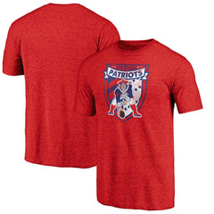 New England Patriots Hometown Collection The Shield Tri-Blend T-Shirt - Red on sale