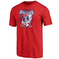 New England Patriots Hometown Collection The Shield Tri-Blend T-Shirt - Red on sale