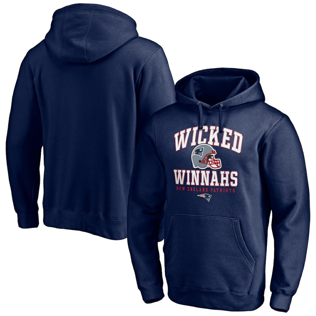 New England Patriots Hometown Collection Wicked Winnahs Pullover Hoodie - Navy cheap