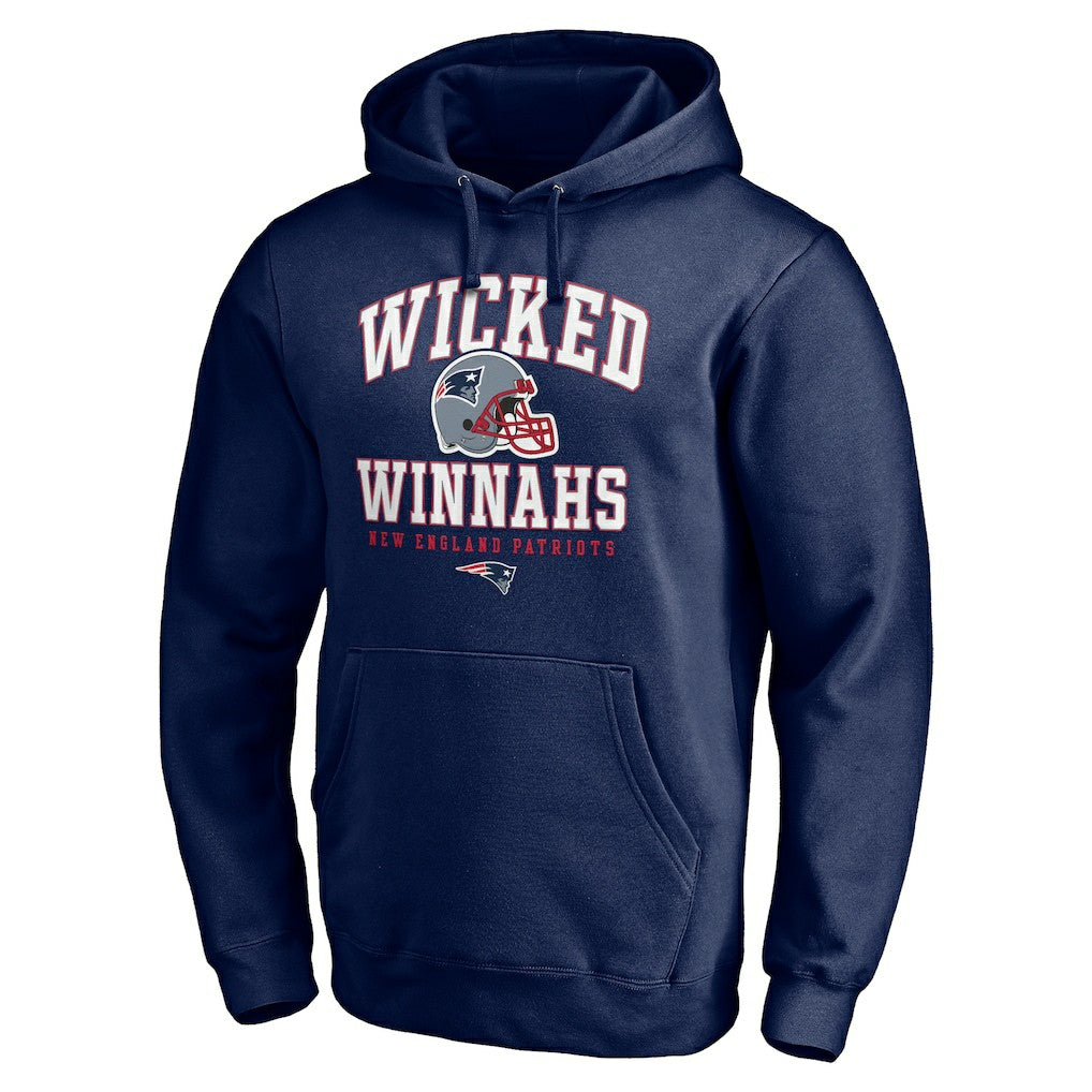New England Patriots Hometown Collection Wicked Winnahs Pullover Hoodie - Navy cheap