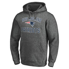 New England Patriots Victory Arch Team Fitted Pullover Hoodie - Charcoal cheap