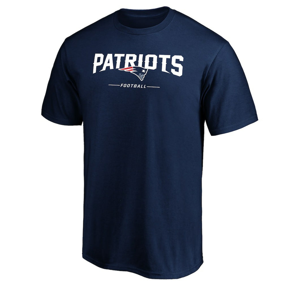 New England Patriots Team Lockup T-Shirt - Navy discount