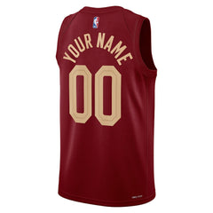 Cleveland Cavaliers Unisex Swingman Custom Jersey Burgundy sale - Icon Edition discount