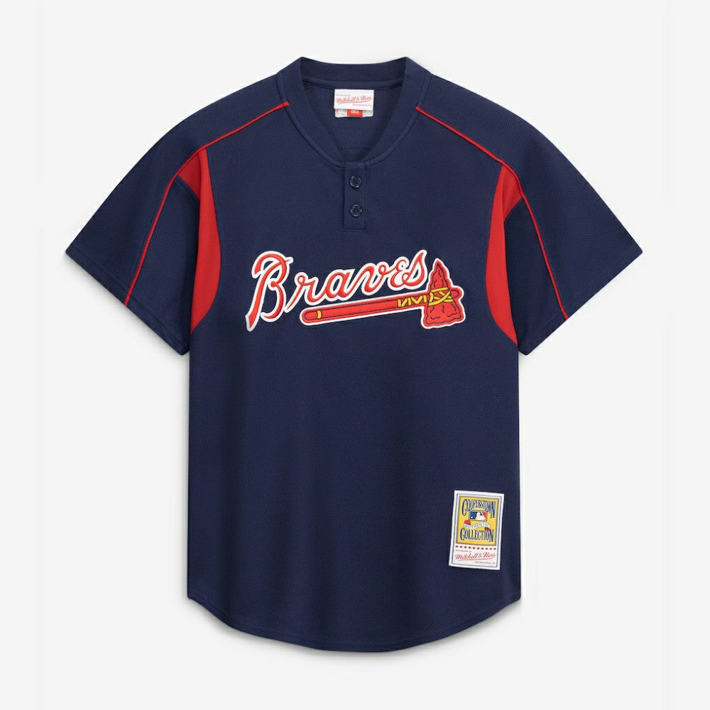 Chipper Jones Atlanta Braves Authentic Batting Practice Jersey Navy