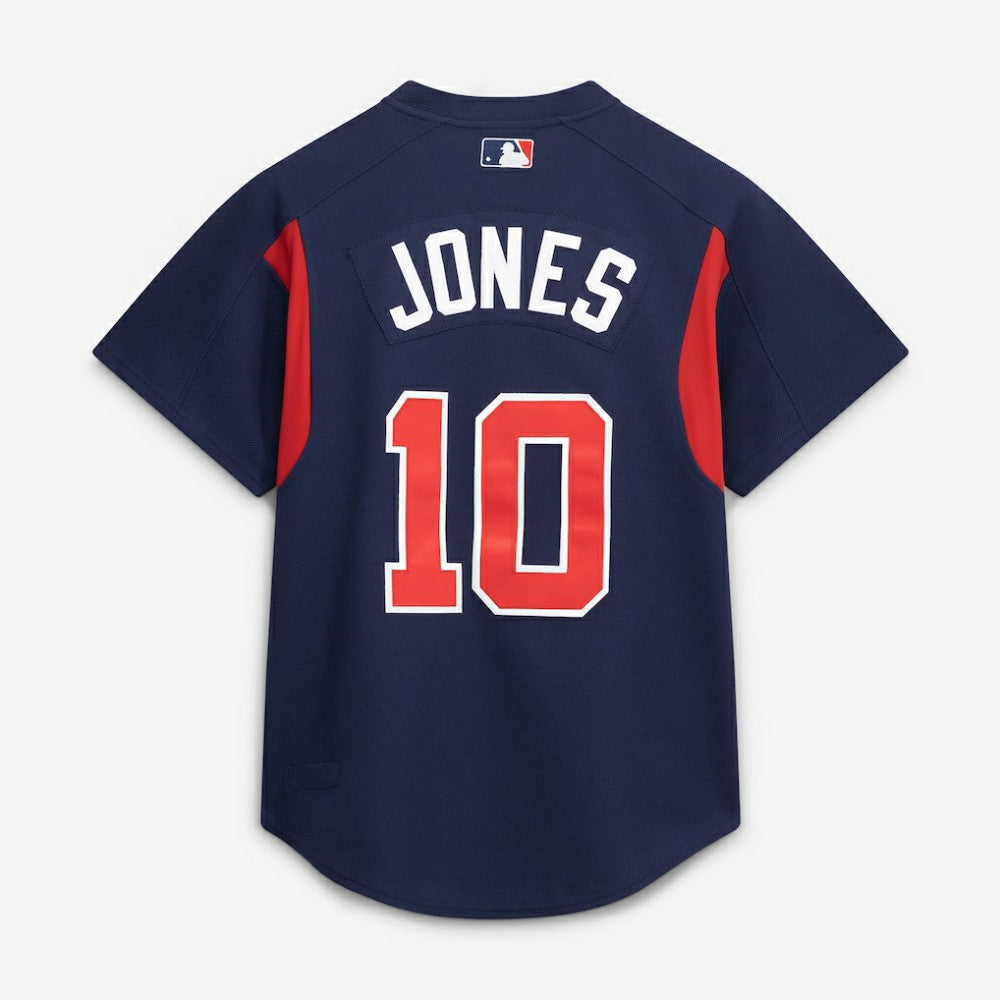 Chipper Jones Atlanta Braves Authentic Batting Practice Jersey Navy