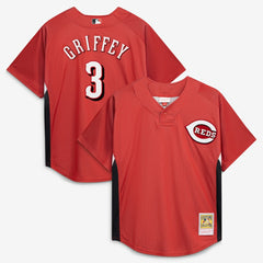 Ken Griffey Jr. Cincinnati Reds Authentic Batting Practice Jersey Red