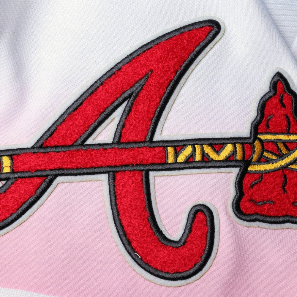 Atlanta Braves Pro Standard Team Logo Pro Ombre Shorts Blue/Pink