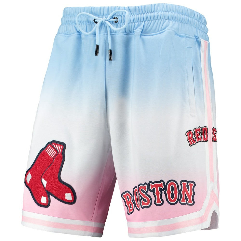 Boston Red Sox Pro Standard Team Logo Pro Ombre Shorts Blue/Pink