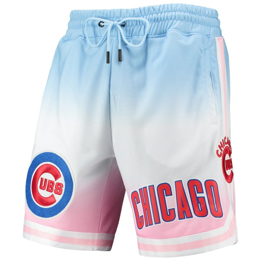 Chicago Cubs Pro Standard Team Logo Pro Ombre Shorts Blue/Pink