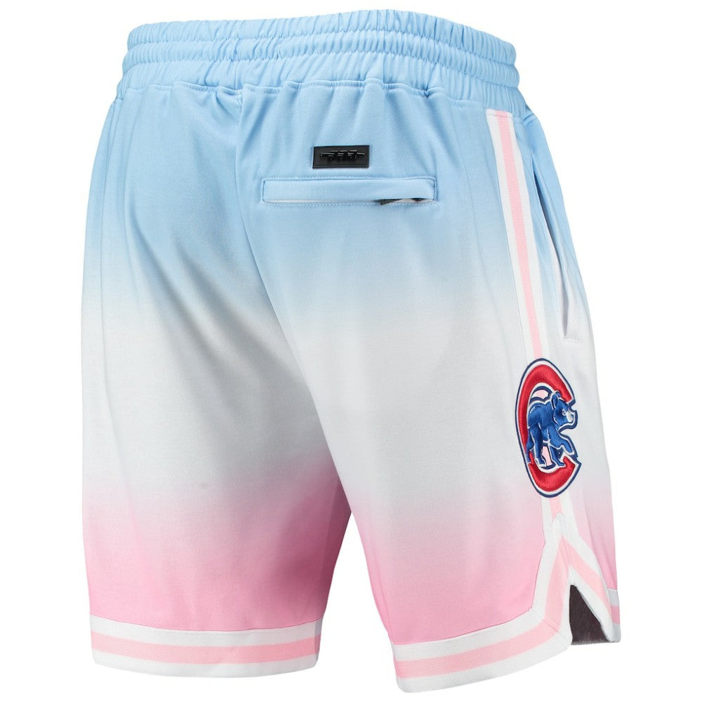 Chicago Cubs Pro Standard Team Logo Pro Ombre Shorts Blue/Pink