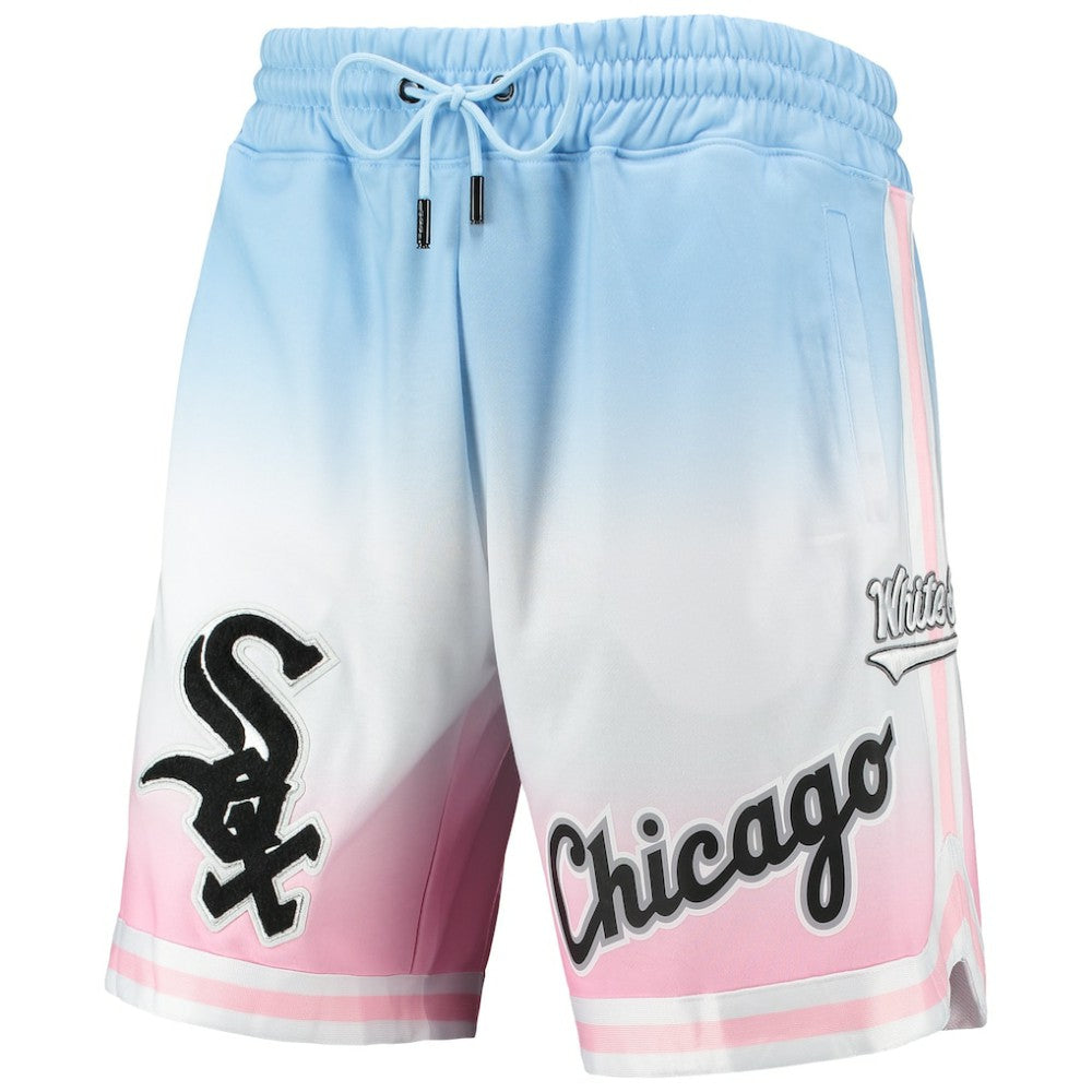 Chicago White Sox Pro Standard Team Logo Pro Ombre Shorts Blue/Pink