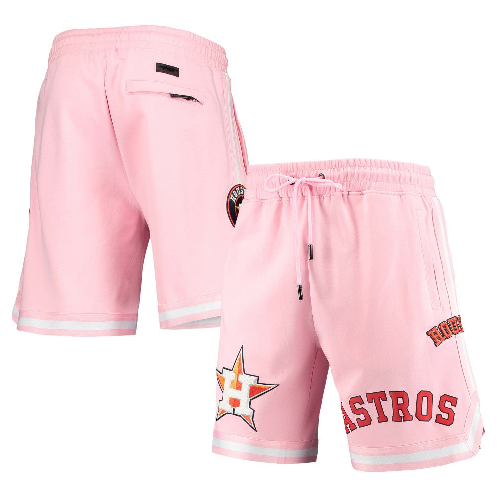 Houston Astros Pro Standard Logo Club Shorts Pink