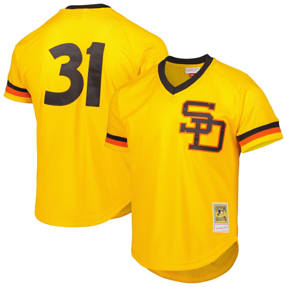 Dave Winfield San Diego Padres Authentic Batting Practice Jersey Gold