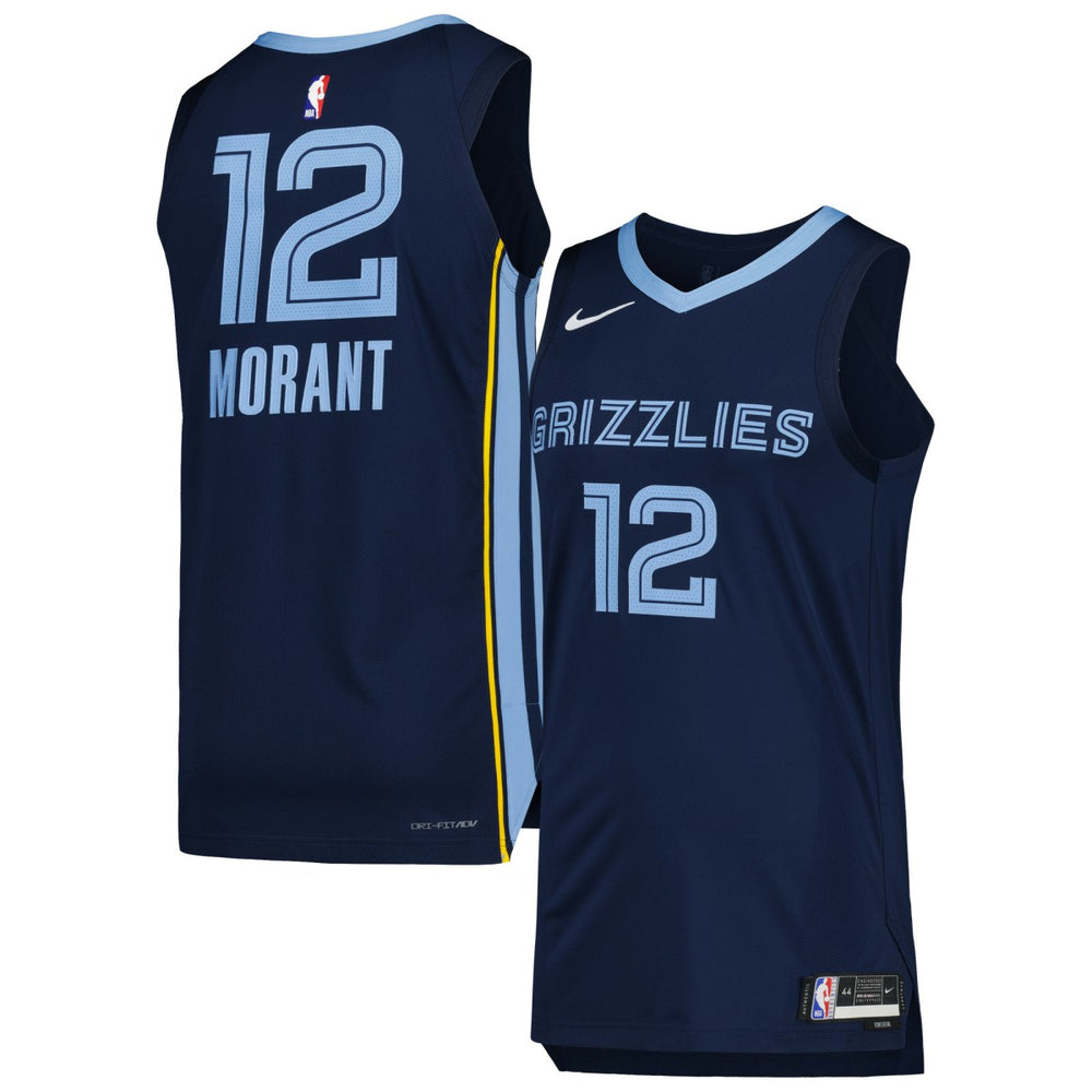 Ja Morant Memphis Grizzlies Authentic Jersey - Icon Edition - Navy discount