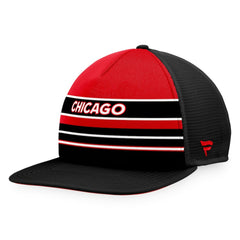 Chicago Blackhawks Fanatics Special Edition 2.0 Trucker Snapback Adjustable Hat - Red/Black Hats