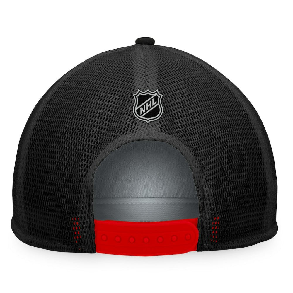Chicago Blackhawks Fanatics Special Edition 2.0 Trucker Snapback Adjustable Hat - Red/Black Hats