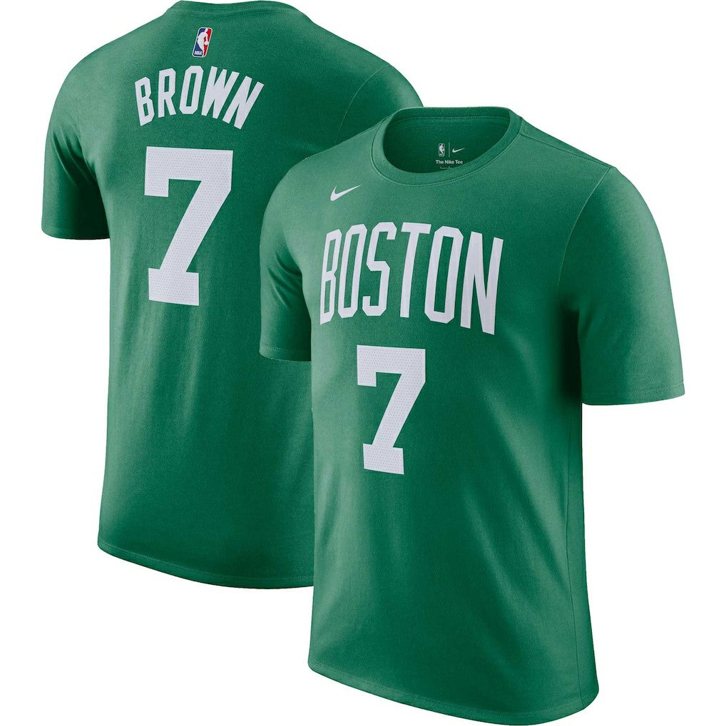 Jaylen Brown Boston Celtics Icon 2022/23 Name & Number T-Shirt - Kelly Green cheap