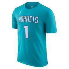 LaMelo Ball Charlotte Hornets Icon 2022/23 Name & Number T-Shirt - Teal shop