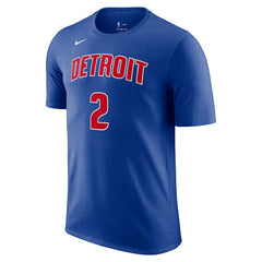 Cade Cunningham Detroit Pistons Icon 2022/23 Name & Number T-Shirt sale - Blue discount