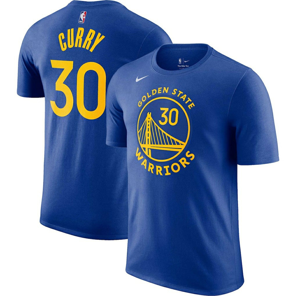 Stephen Curry Golden State Warriors Icon 2022/23 Name & Number T-Shirt sale - Royal outlet