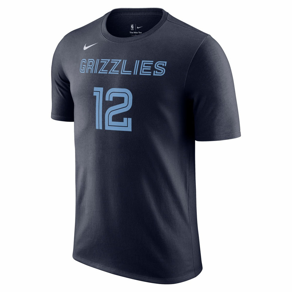 Ja Morant Memphis Grizzlies Icon 2022/23 Name & Number T-Shirt - Navy cheap