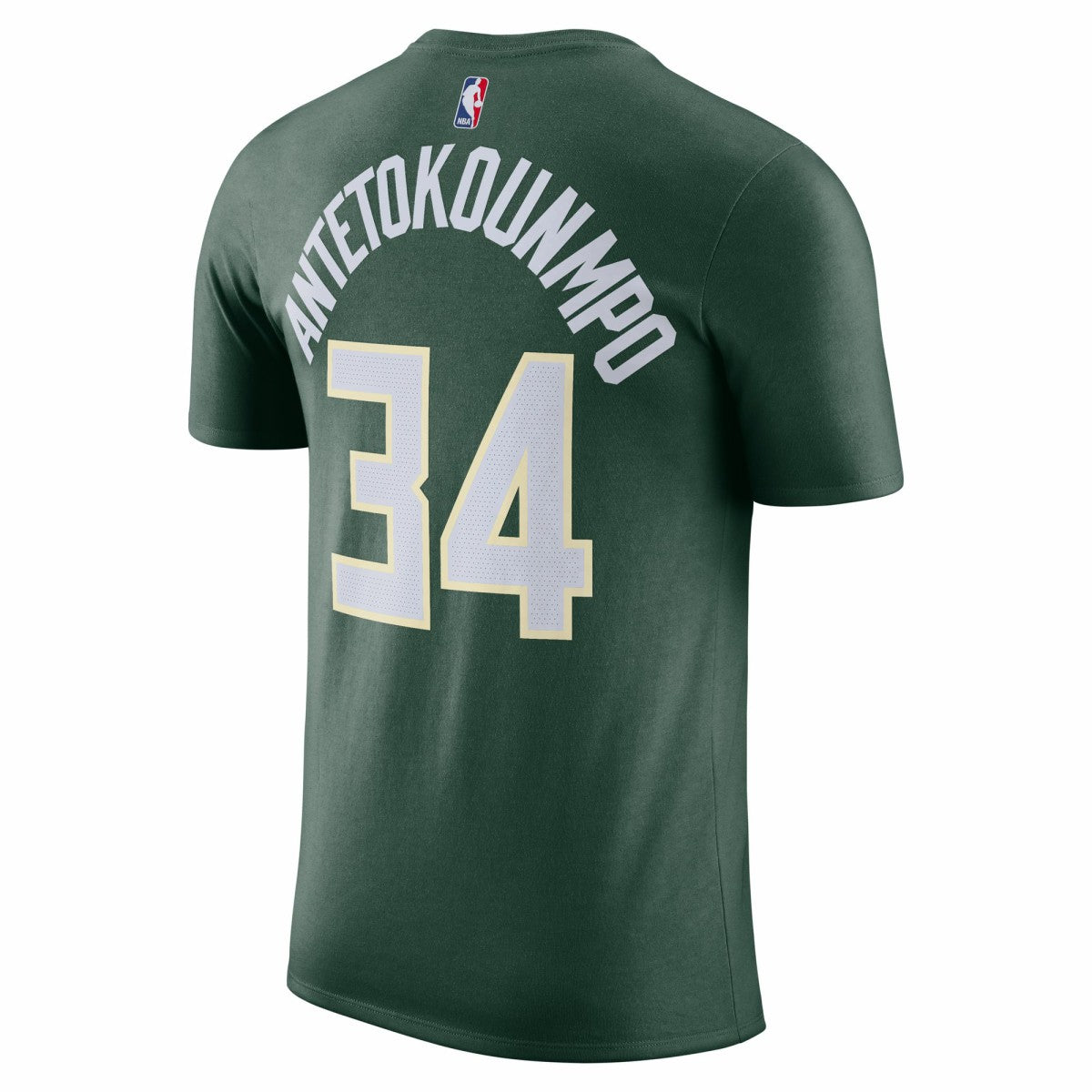 Giannis Antetokounmpo Milwaukee Bucks Icon 2022/23 Name & Number T-Shirt - Hunter Green outlet