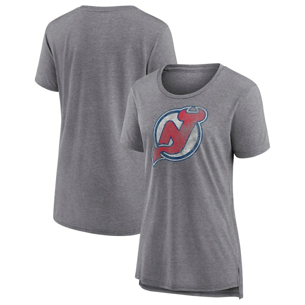 New Jersey Devils Fanatics Women's Special Edition 2.0 Modern T-Shirt - Heather Gray T-shirts