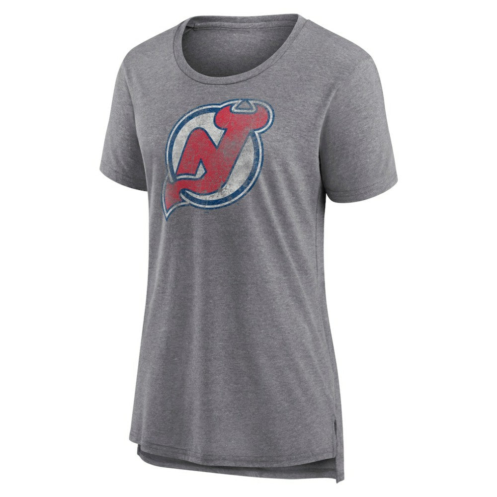 New Jersey Devils Fanatics Women's Special Edition 2.0 Modern T-Shirt - Heather Gray T-shirts