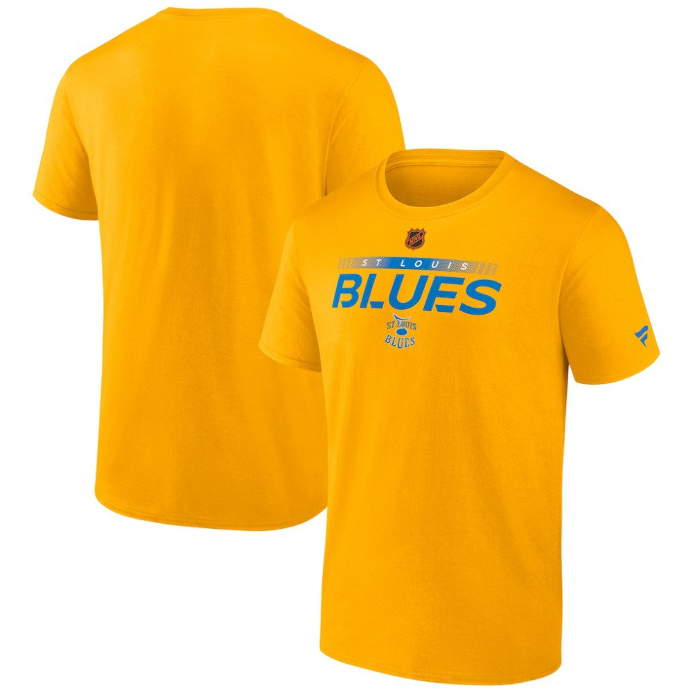 St. Louis Blues Fanatics Special Edition 2.0 Authentic Pro T-Shirt - Yellow T-shirts
