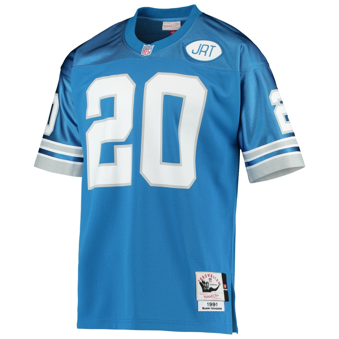 Barry Sanders Detroit Lions 1991 Authentic Throwback Retired Player Jersey - Blue sale