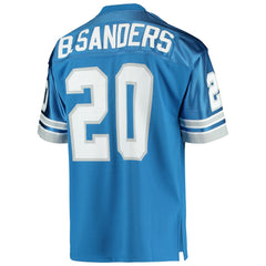 Barry Sanders Detroit Lions 1991 Authentic Throwback Retired Player Jersey - Blue sale