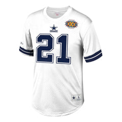 Deion Sanders Dallas Cowboys Retired Player Name & Number Mesh Top - White cheap