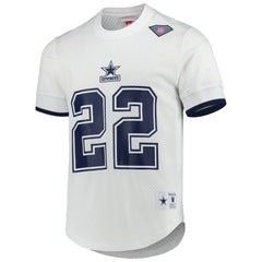 Emmitt Smith Dallas Cowboys Retired Player Name & Number Mesh Top - White on sale