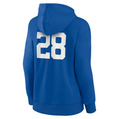 Jonathan Taylor Indianapolis Colts Women's Player Icon Name & Number V-Neck Pullover Hoodie - Royal cheap