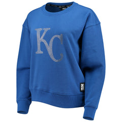 Kansas City Royals DKNY Sport Women's Carrie Pullover Sweatshirt Royal
