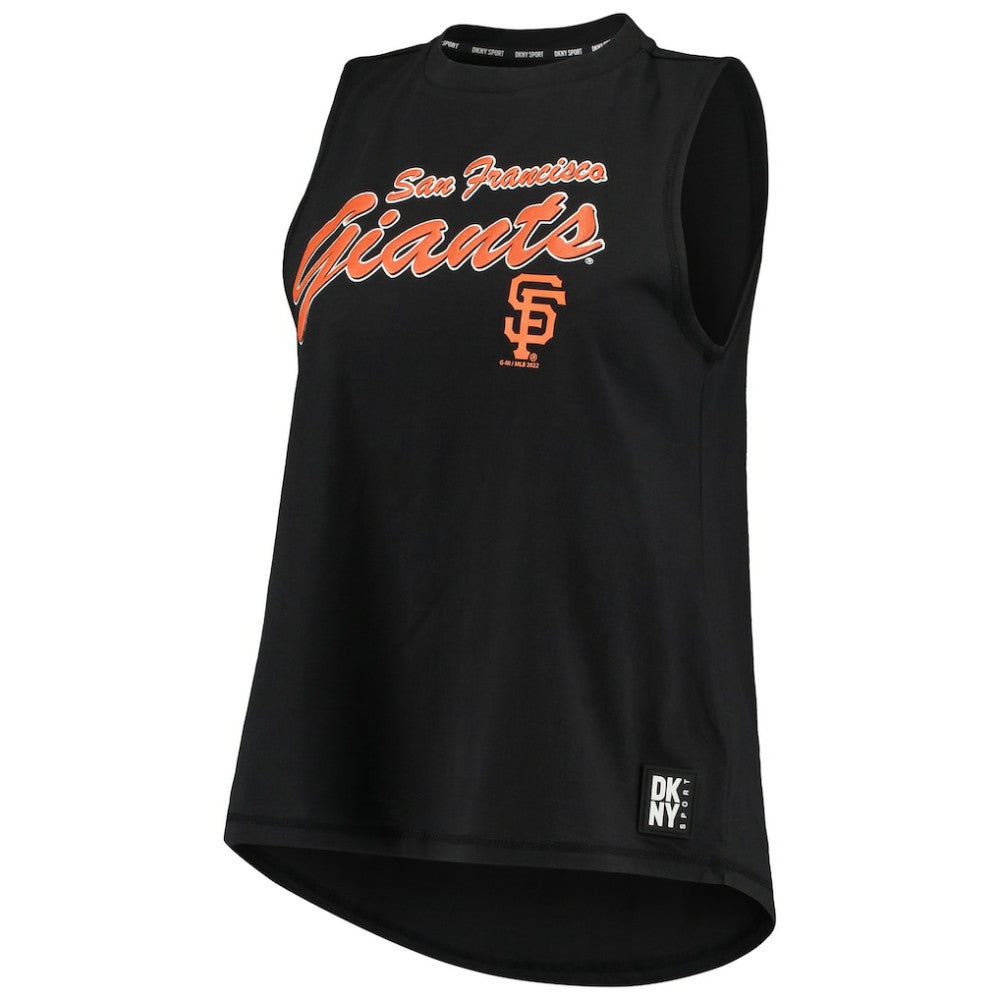 San Francisco Giants DKNY Sport Women's Marcie Tank Top Black