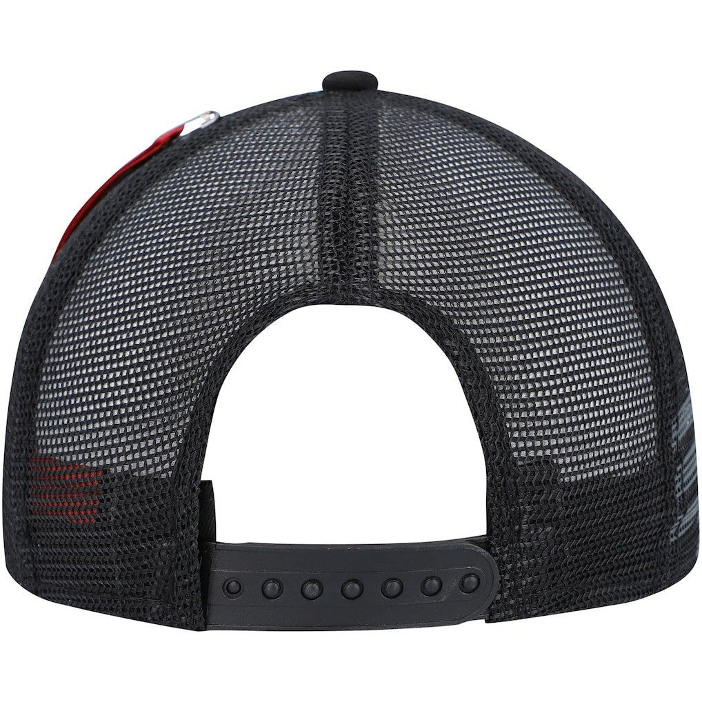 Cleveland Browns New Era x Alpha Industries A-Frame 9FORTY Trucker Snapback Hat - Black for sale
