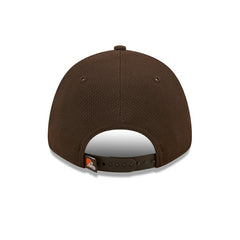 Cleveland Browns New Era Framed AF 9FORTY Snapback Hat - Brown cheap